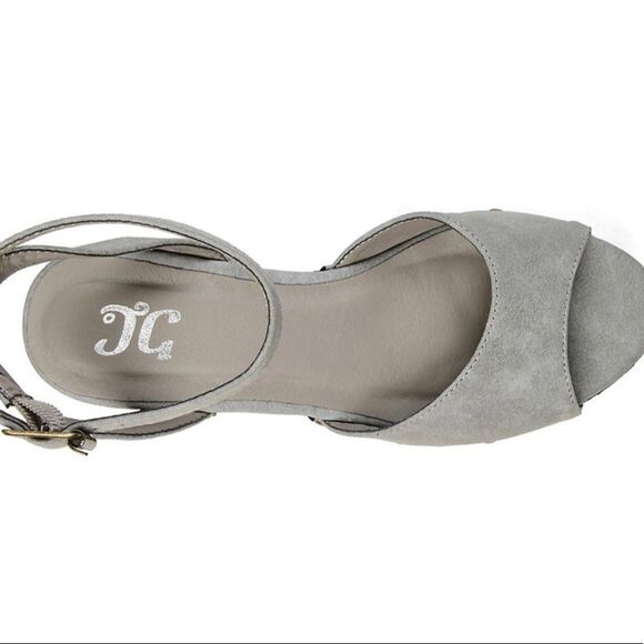 JOURNEE COLLECTION LORICA PLATFORM SANDAL in GREEN - Picture 12 of 13